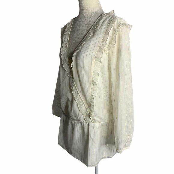 CURATD x LTS Frill Detail Top 16 White Gold - Picture 3 of 6